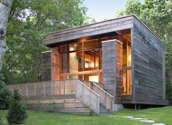 Víkendový moderní dům v eko stylu